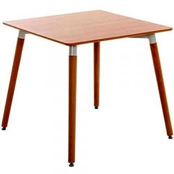 Mesa de Cocina Viborg Natural 80 cm - Mesa cuadrada para 4 personas en madera natural