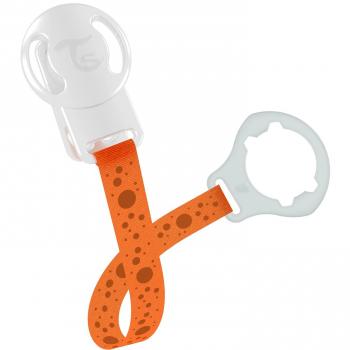 Twistshake 78096 - Cadena para chupete, color naranja