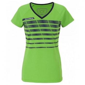 Camiseta Técnica de Manga Corta Tecnifibre F2 para Niña en Verde