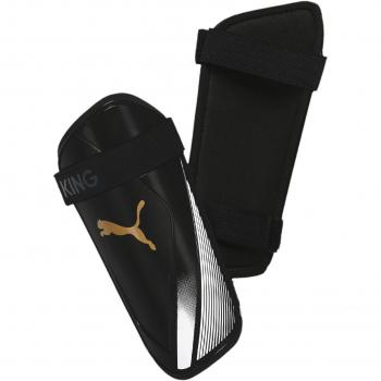 PUMA King ES 2 Espinillera Futbol, Adultos Unisex, Black-Gold White, S