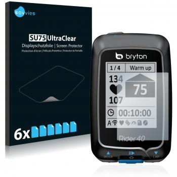 savvies Protector Pantalla Compatible con Bryton Rider 40