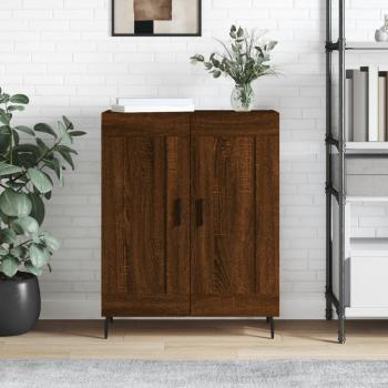 Aparador de madera contrachapada 69,5x34x90 cm - Mueble de Almacenaje de Salón, Armarios con Puertas, Cajón de Madera, Buffet para salón Moderno, Armario Aux