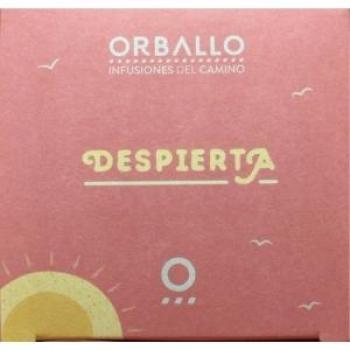 Orballo Infusión Despierta Bio 12 Pirámides - Infusión ecológica, formato de 12 pirámides, mezcla de hierbas naturales para energizar y revitalizar