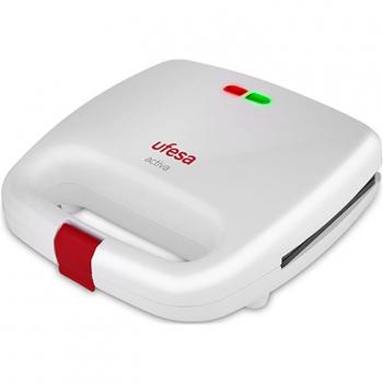 Ufesa SW7850 Activa-Sandwichera, 750W, Placas antiadherentes, Sellado Perfecto, Sin BPA