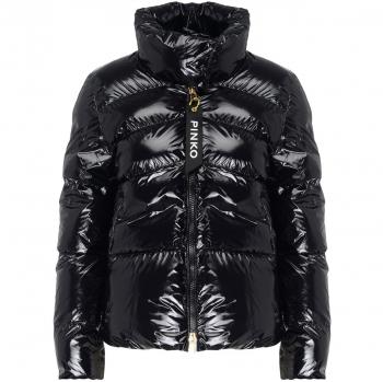 PINKO Women's Black Winter Jacket - Size 40/XS