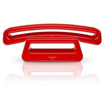 Alcatel Epure 2 Swisscom - Teléfono inalámbrico, Color Rojo