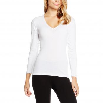 Princesa by Playtex Pack x 3 Camiseta Manga Larga Thermal Blanco XL