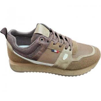 Zapatillas Deportivas Santiago Breeze para Caminar - Calzado Casual y Ligero, Color Marrón, Diseño Ligero y Cómodo
