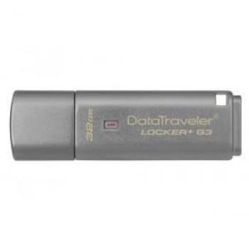 Kingston DataTraveler Locker+ G3 32GB USB Flash Drive USB Type-A 3.2 Gen 1 (3.1 Gen 1) Silver