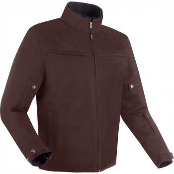 Bering Chaqueta de Moto Cruiser Marrón - Chaqueta textil impermeable para motocicletas - Talla 4XL