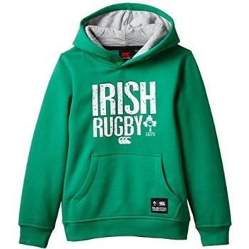 Canterbury Rugby Irlanda IRFU con capucha Verde verde Talla:14 años