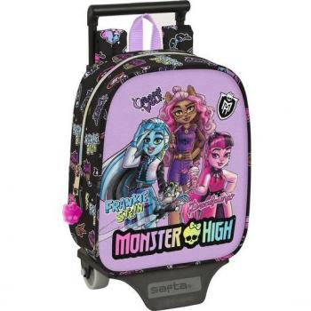 Mochila Safta Monster High 'Creep' Mini 232 con Ruedas