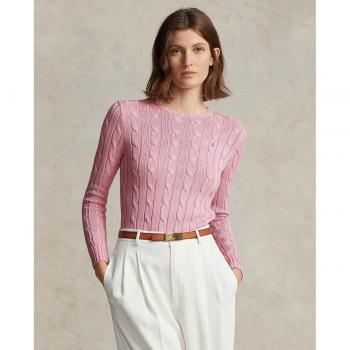 Jersey de mujer Polo Ralph Lauren Julianna rosa slim fit en algodón (tamaño XS)