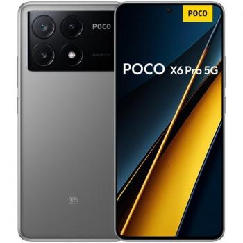 Xiaomi POCO X6 Pro 5G 8GB/256GB Gray Dual SIM Global Version with MTK Dimensity 8300-Ultra, 67W Turbo Charging, 64MP Triple Camera OIS, 120