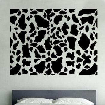 Camiseta de manga Kanvas 120 x 158 cm L-XL sd17 diseño de estampado de jirafa diseño de piel de leopardo vinilo adhesivo decorativo para pared, Black_Parent, marrón, 60 x 79 cm Large