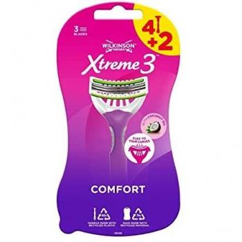 Wilkinson Sword Xtreme 3 Beauty Disposable Razor for Women 4 + 2 Free