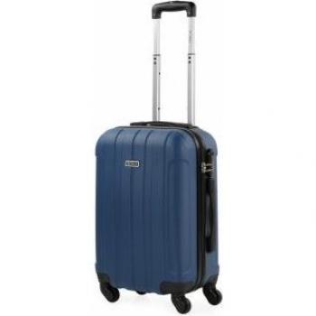 Maleta Cabina de Viaje Rígida 4 Ruedas azul ITACA