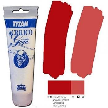 ACRÍLICO GOYA ESTUDIO ROJO GOYA OSCURO 125 ML Nº 36
