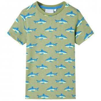 Camiseta infantil caqui claro 140
