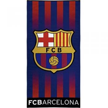 Textil Tarragó FCB - Escudo Toalla de Playa, Algodón, 75 cm x 150 cm