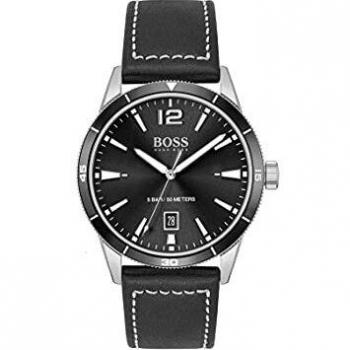Reloj de Hombre BOSS Drifter 1513898 - Cuarzo Negro con Correa de Cuero
