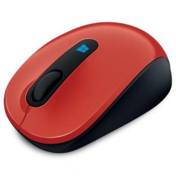 Microsoft – Sculpt Mobile Mouse, Inalámbrico, Rojo