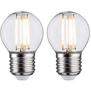 Lámpara LED Filamento Gota E27 5W (40W) 470 lm, 2700K - Paquete de 2 unidades