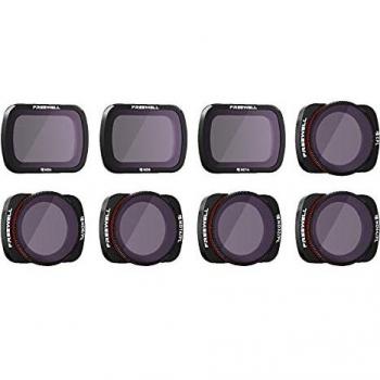 Freewell All Day – 4K Series – 8Pack ND4, ND8, ND16, CPL, ND8/PL, ND16/PL, ND32/PL, ND64/PL Camera Lens Filters Compatible With Osmo Pocket, Pocket 2