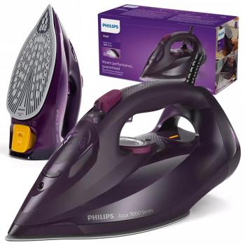 Plancha de Vapor Philips DST7061/30 3000 W 220-240 V, potencia de 3000 W, voltaje de 220-240 V, tecnología de vapor continuo, suela de cerámica, función de aut