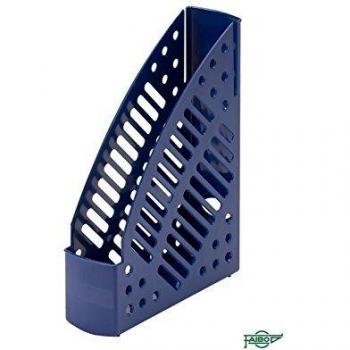 Revistero Azul de Plástico Resistente Faibo