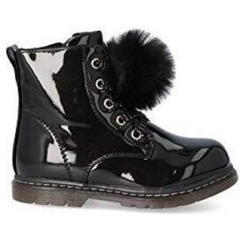 PEKES Botita Cordones niña PEK P2614 Negro - 25, Negro