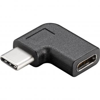Adaptador USB-C a C Microconnect con ángulo de 90 Grados