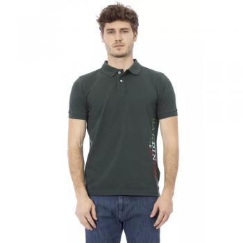 Baldinini Trend Green Cotton Polo Shirt - M