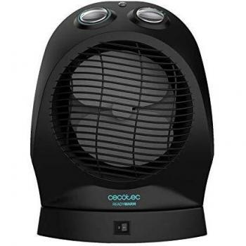 Cecotec Calefactor Baño Ready Warm 9750 Rotate Force. Potencia 2400 W, Oscilación, Termostato regulable, 3 modos, Silencioso, Protección sobrecalentamiento y Antivuelco