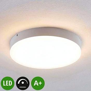 Lámpara de Techo LED Lindby Leonta Blanca Ø 25 cm