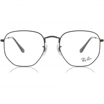 Ray-Ban RX6448F Hexagonal Asian Fit 2509 Gafas Recetadas para Hombre Negras