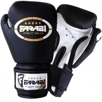 Farabi Sports - 4 OZ Guantes de boxeo para niños Age años 3-8 año , color negro