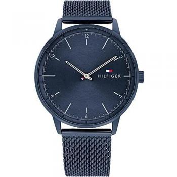 Tommy Hilfiger - Reloj de hombre 1001546 de malla de acero azul
