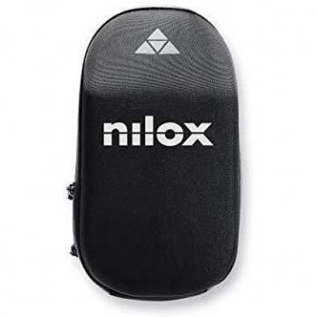 Nilox Bolsa para Patinete Reflectante, One Size, Capacidad de 3 L, Bolsa Universal para e-Scooter Xiaomi, Ninebot Segway, i-Bike, Lexgo, líneas Reflectantes para Mayor Seguridad