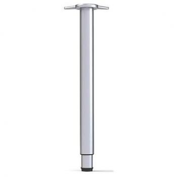 Pata regulable neru para mesa ø60 710-1100 acabado aluminio