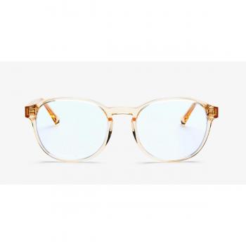 Messy Weekend DEPP OPTICS Blue-Light Block Champagne Women’s Eyeglasses Yellow Size 49 - Frame Only, Blue Light Block Available