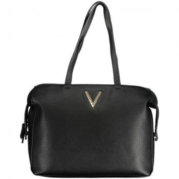 Valentino by Mario Valentino Black Polyethylene Tote Bag with Internal Pocket, Female, Size: ONE SIZE