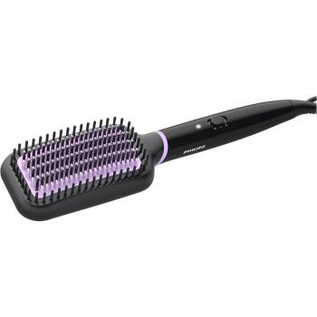 Philips StyleCare Essential Heated Straightening Brush BHH880/00, Ceramic heating system, Temperature (max) 200 °C, Number of heating levels 2, Black