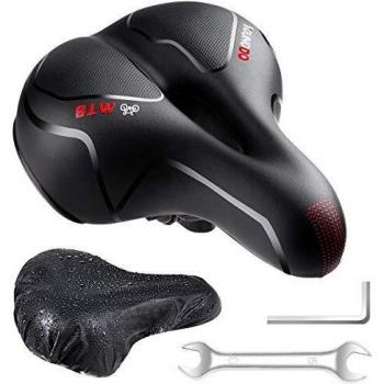 YOUNGDO Sillín Bicicleta,Sillín de Bicicleta Gel,Sillin Bici Ergonómico Hombre Mujer Asiento de Bicicleta Antiprostatico Cómodo y Transpirable para BMX,Bicicleta de Carretera,Bicicleta de Montaña