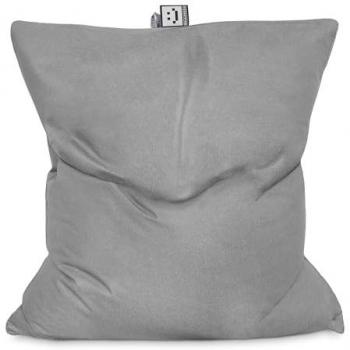 Puff Gigante Naylim Mate Gris Claro para Exterior e Interior - Cómodo, Ligero y Resistente HAPPERS