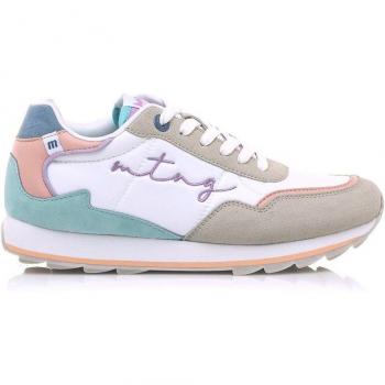 Zapatillas deportivas Mustang 60167 Blanco - Mujer Casual con Cordones