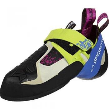 LA SPORTIVA Skwama Woman Apple Green/Cobalt Blue, Zapatillas de Escalada, 38 EU