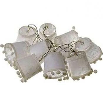 UNIMASA Guirnalda 10 Luces LED PLÁSTICO-Tela 175 CM
