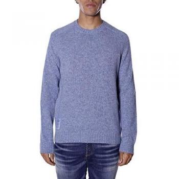 Napapijri suéter de cuello redondo hombre N0YHXDI62 DOONGAN XL Celeste