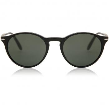 Persol Elegant Sunglasses in High-Quality Acetate, Black, Unisex, Size: ONE SIZE